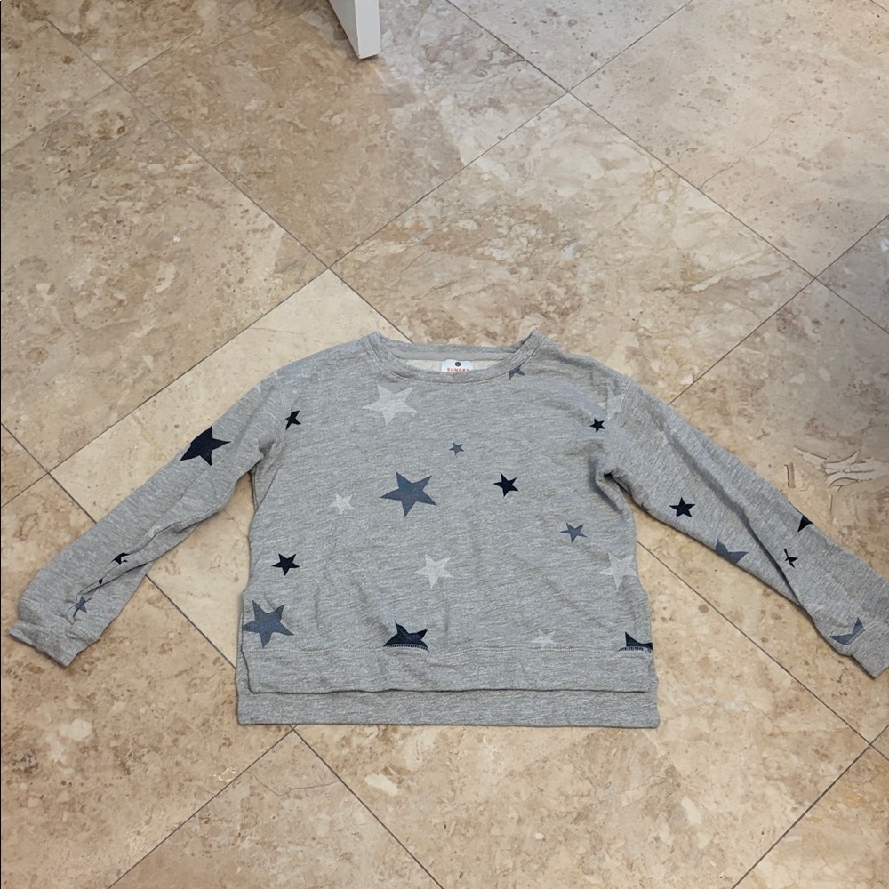 Sundry Stars Light Gray Sweater Top